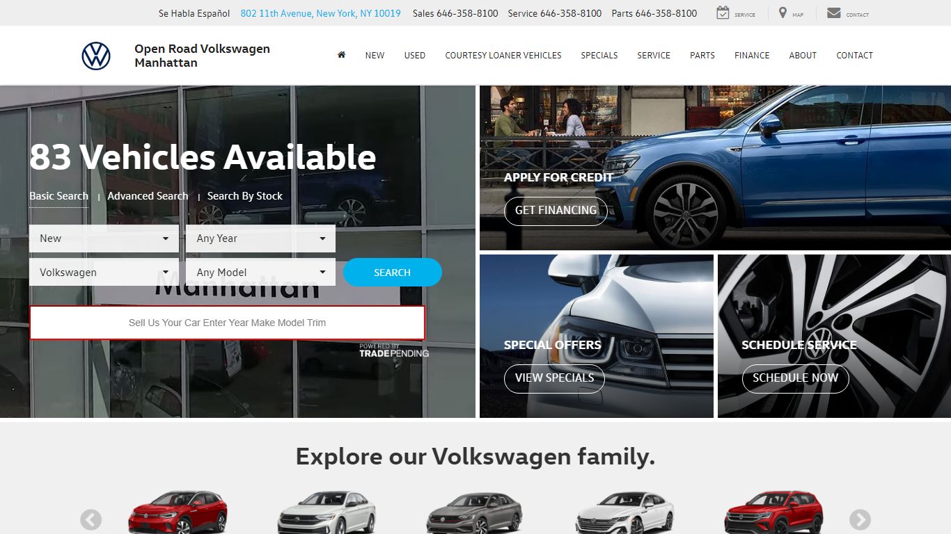 New York NY Volkswagen dealer serving Manhattan - New and Used ...