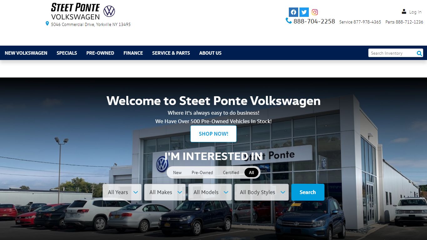 New and Used VW Dealership in Yorkville | Steet Ponte VW